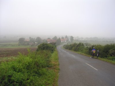 Near Erdotarcsa, a beautiful village in the morning.